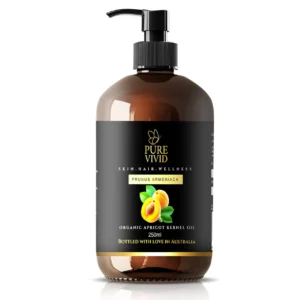 Organic Apricot Kernel Oil being applied for glowing skin
